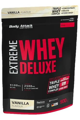 Body Attack Extreme Whey Deluxe (900g Beutel)