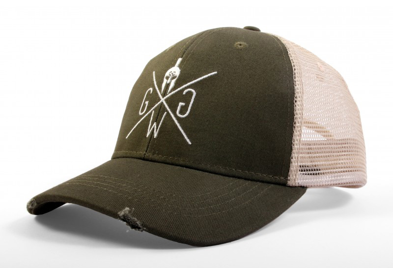 Gym Generation Venice Trucker Cap OLIVE