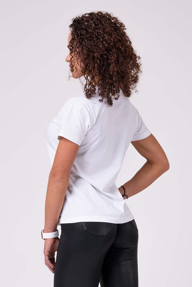 Nebbia Women's Basic T-Shirt 592 Weiss