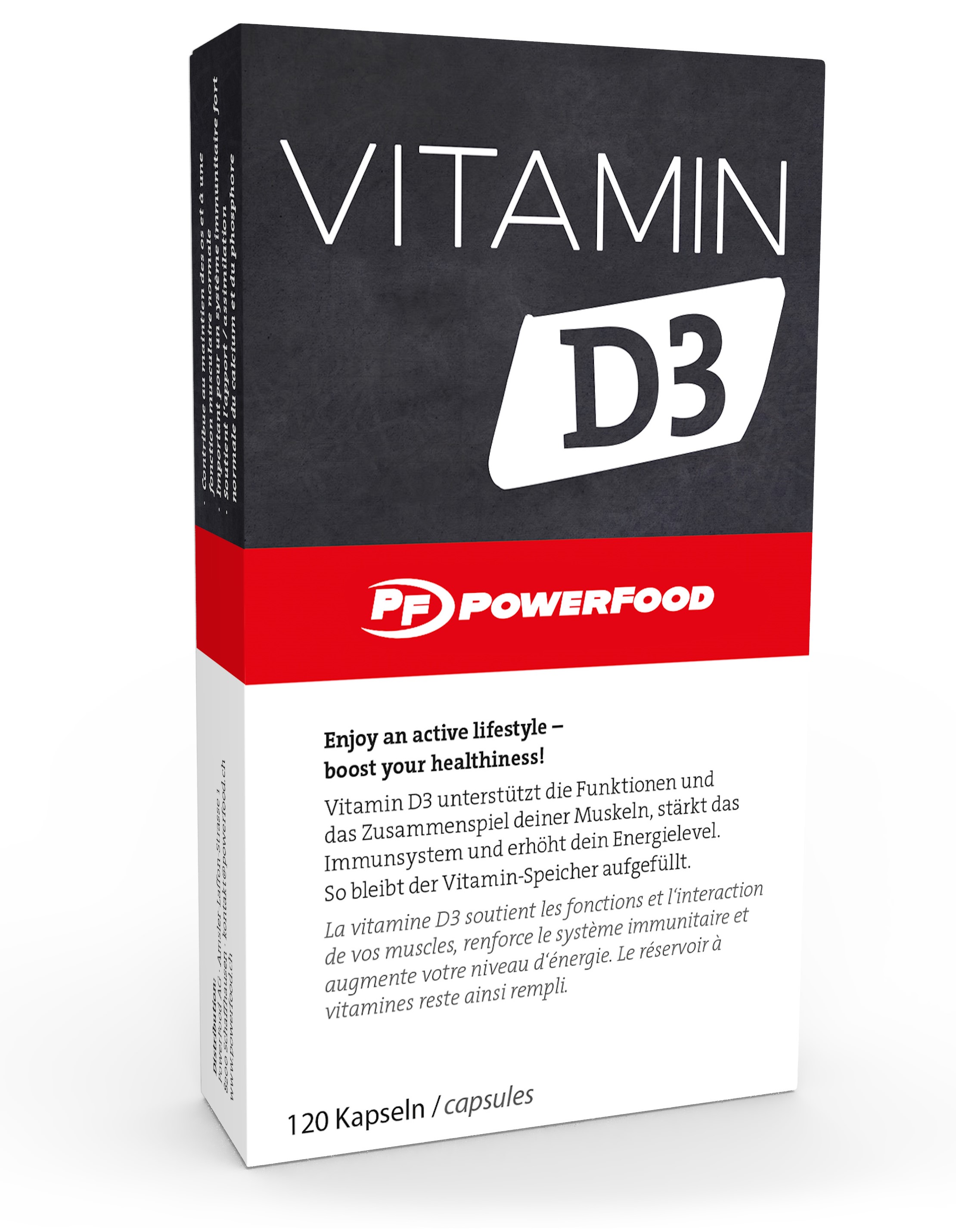 PowerFood Vitamin D3 (120 Tabs)