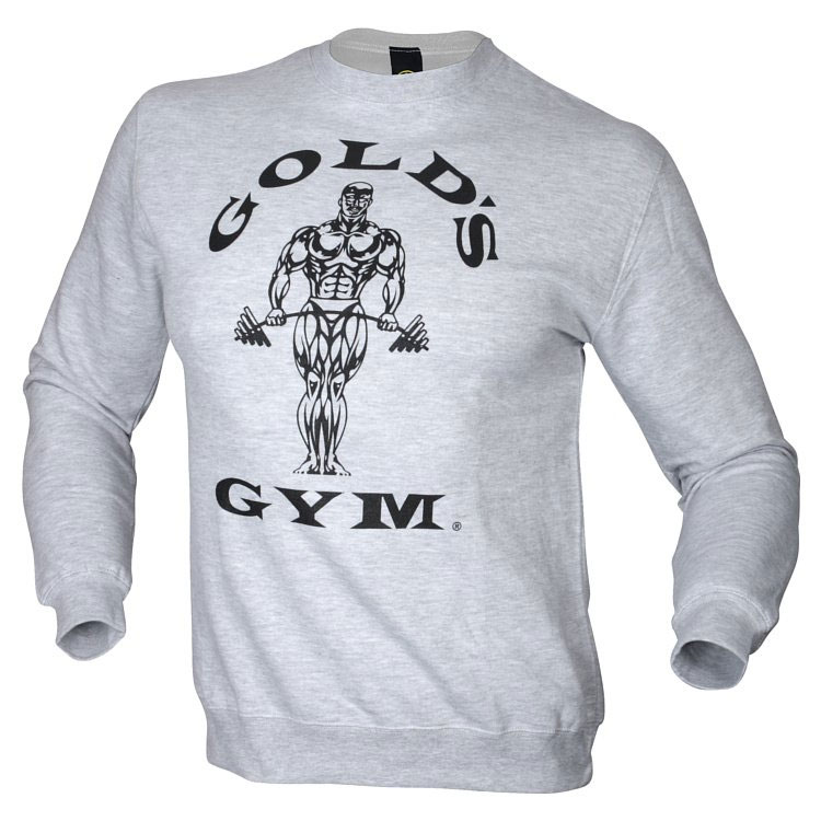 Golds Gym Mens Fitted Sweatshirt GREY