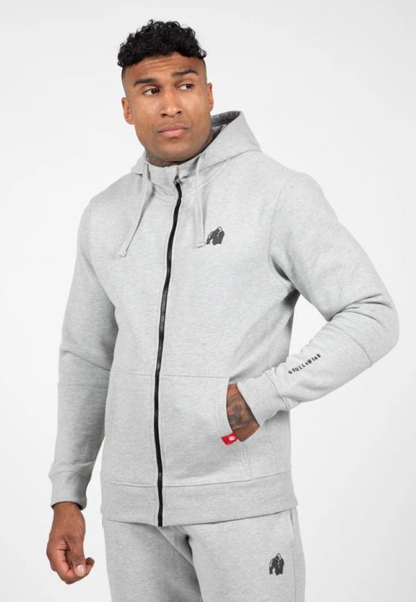 Gorilla Wear Leon Zip Hoodie - grau