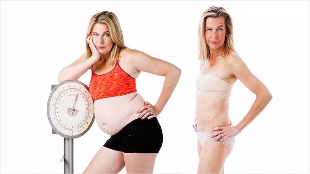 Diese Frau nimmt 20 kg zu und wieder ab um übergewichtige Menschen zu provozieren! Diese Frau nimmt 20 kg zu und wieder ab um übergewichtige Menschen zu provozieren!