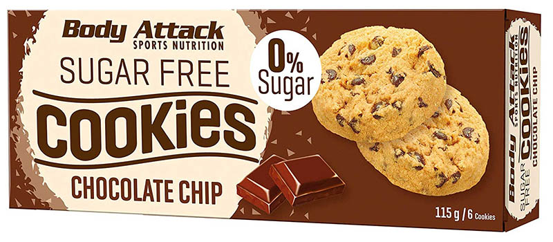 Body Attack Low Sugar Cookies (115g)