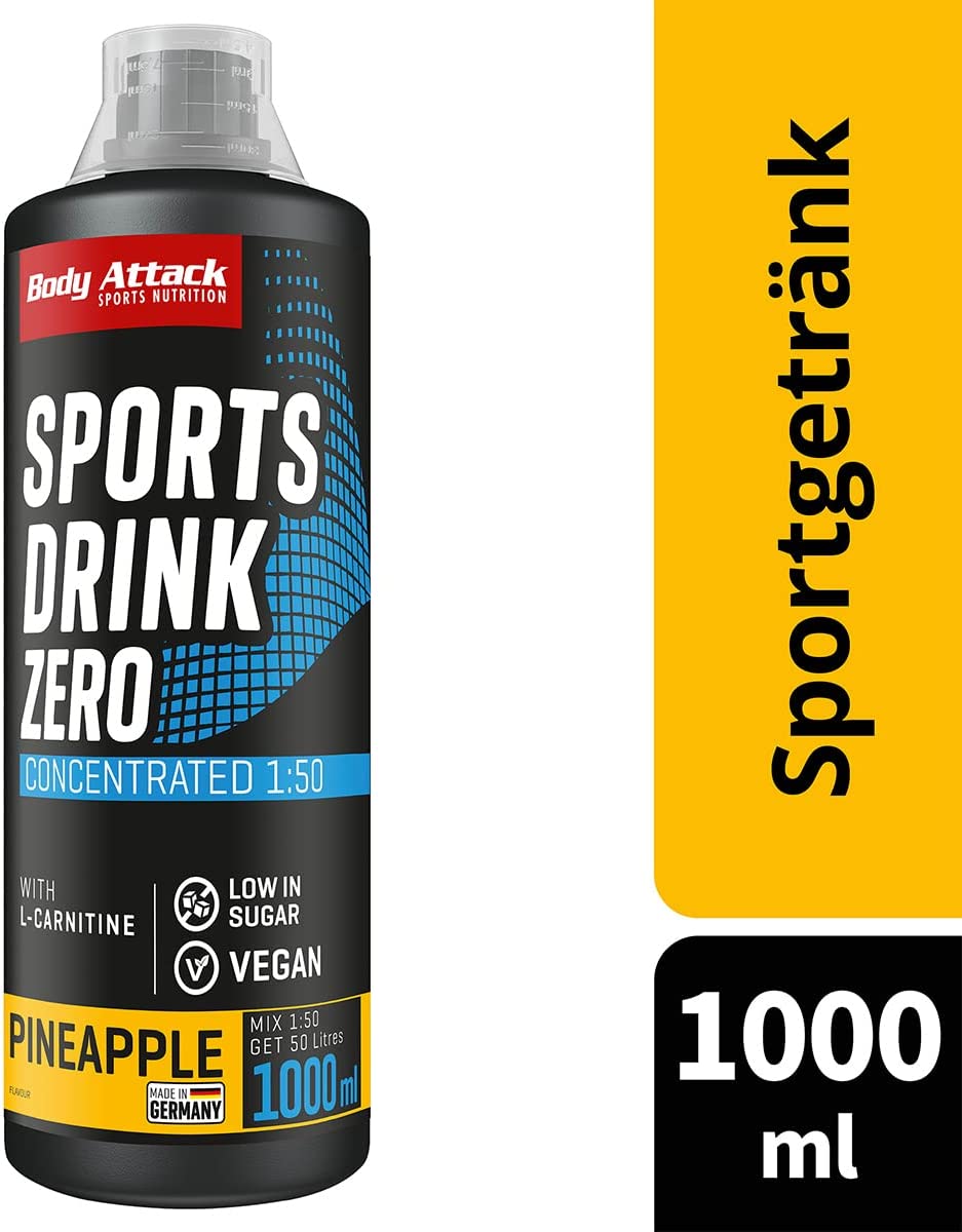 Body Attack Sports Drink Zero (1000 ml)