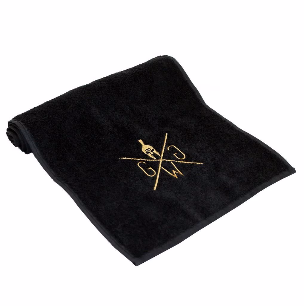 Gym Warriors Sports Towel - Gold Embroidery Gym Warriors Sports Towel - Gold Embroidery