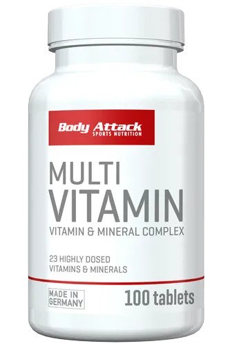 Body Attack Multivitamin (100 Tabs)