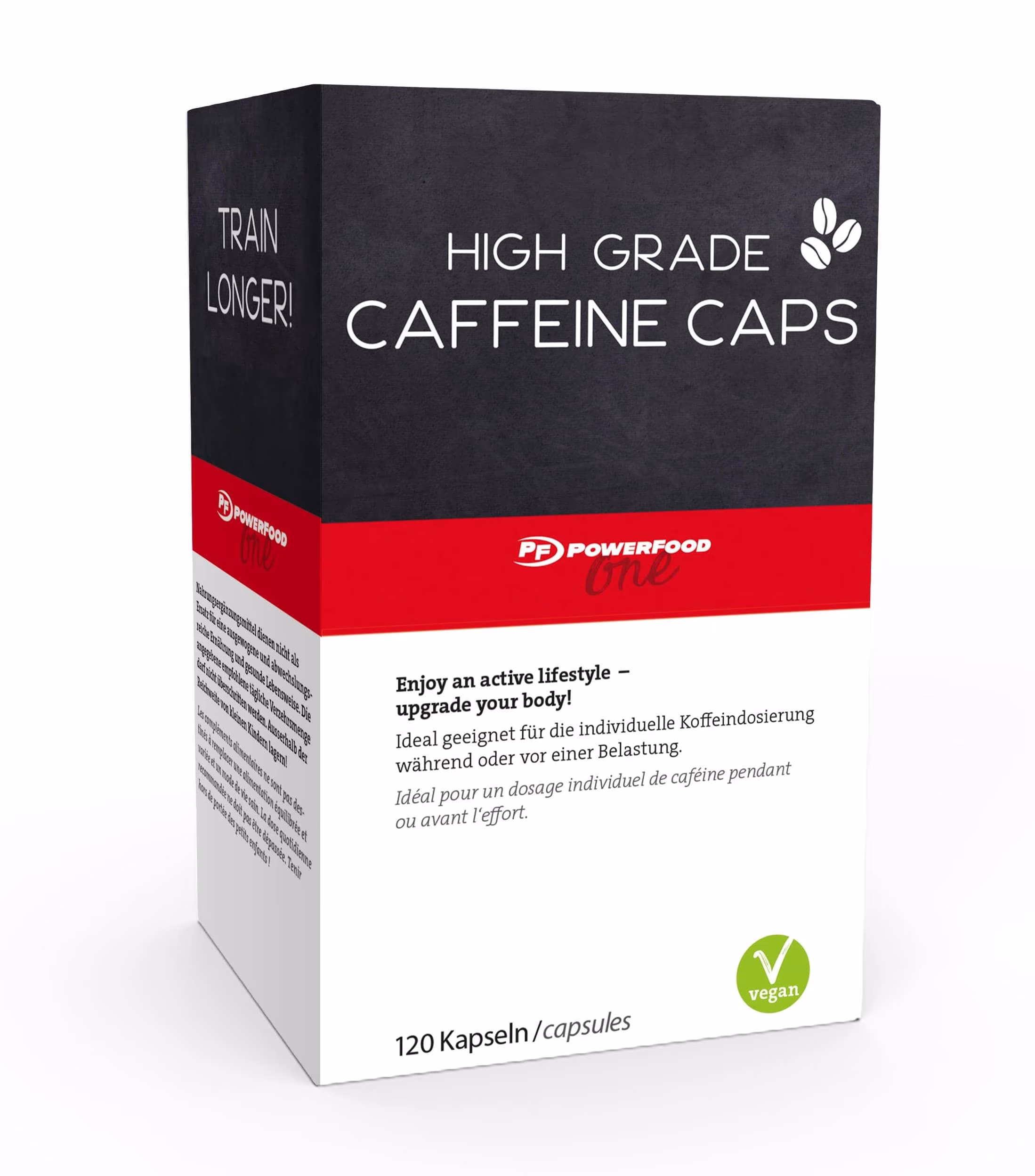 PowerFood One High Grade Caffeine Caps (120 Caps à 200mg) PowerFood One High Grade Caffeine Caps (120 Caps à 200mg)