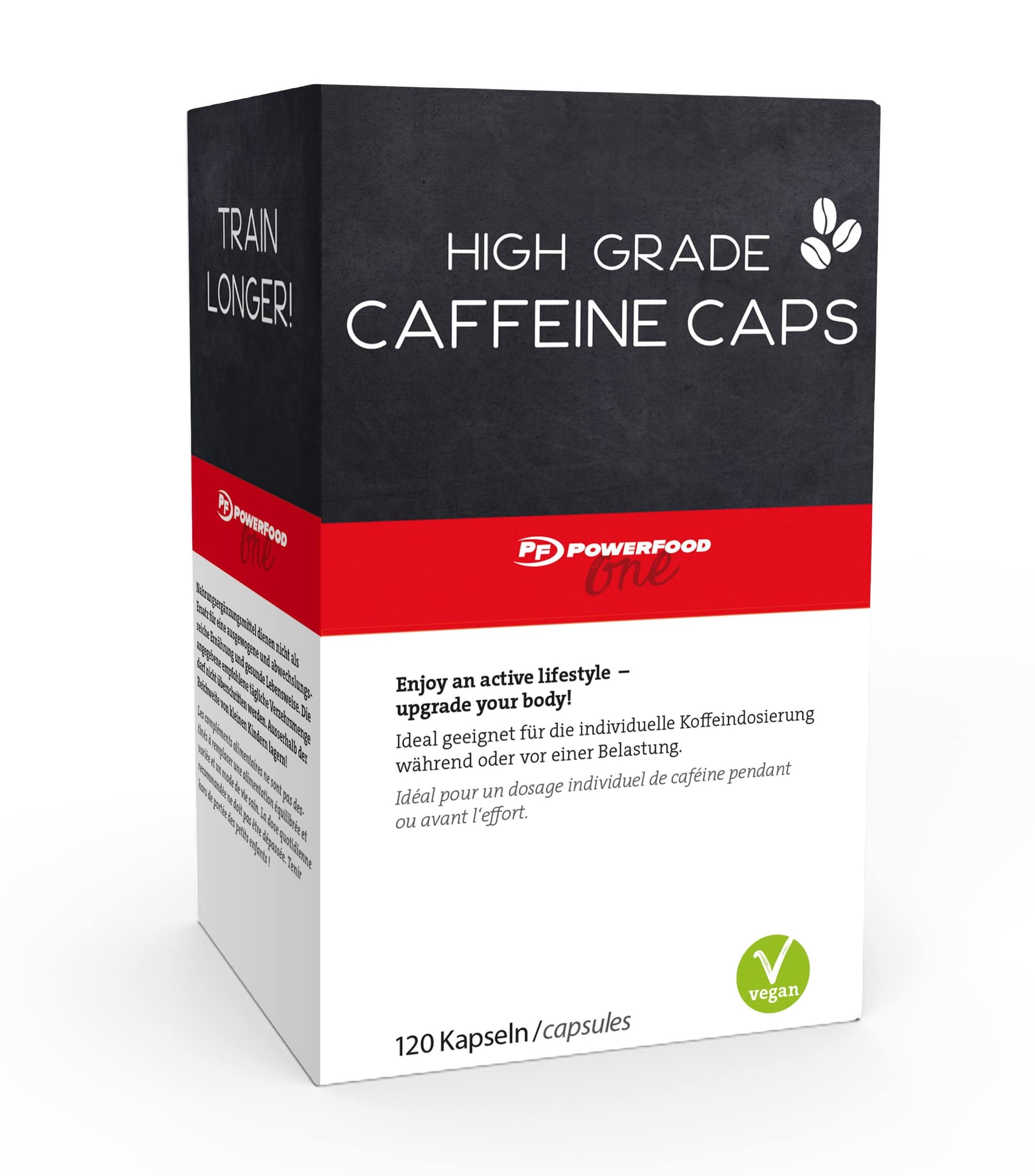 PowerFood One High Grade Caffeine Caps (120 Caps à 200mg)