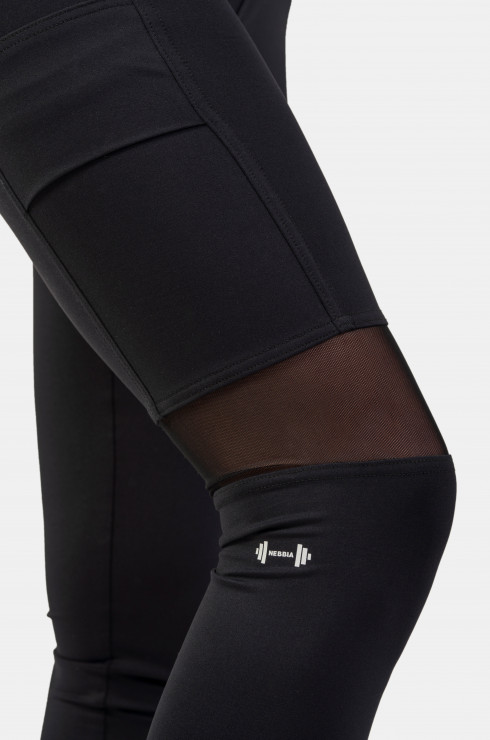 Nebbia Sporty Smart Pocket High-Waist Leggings 404 black