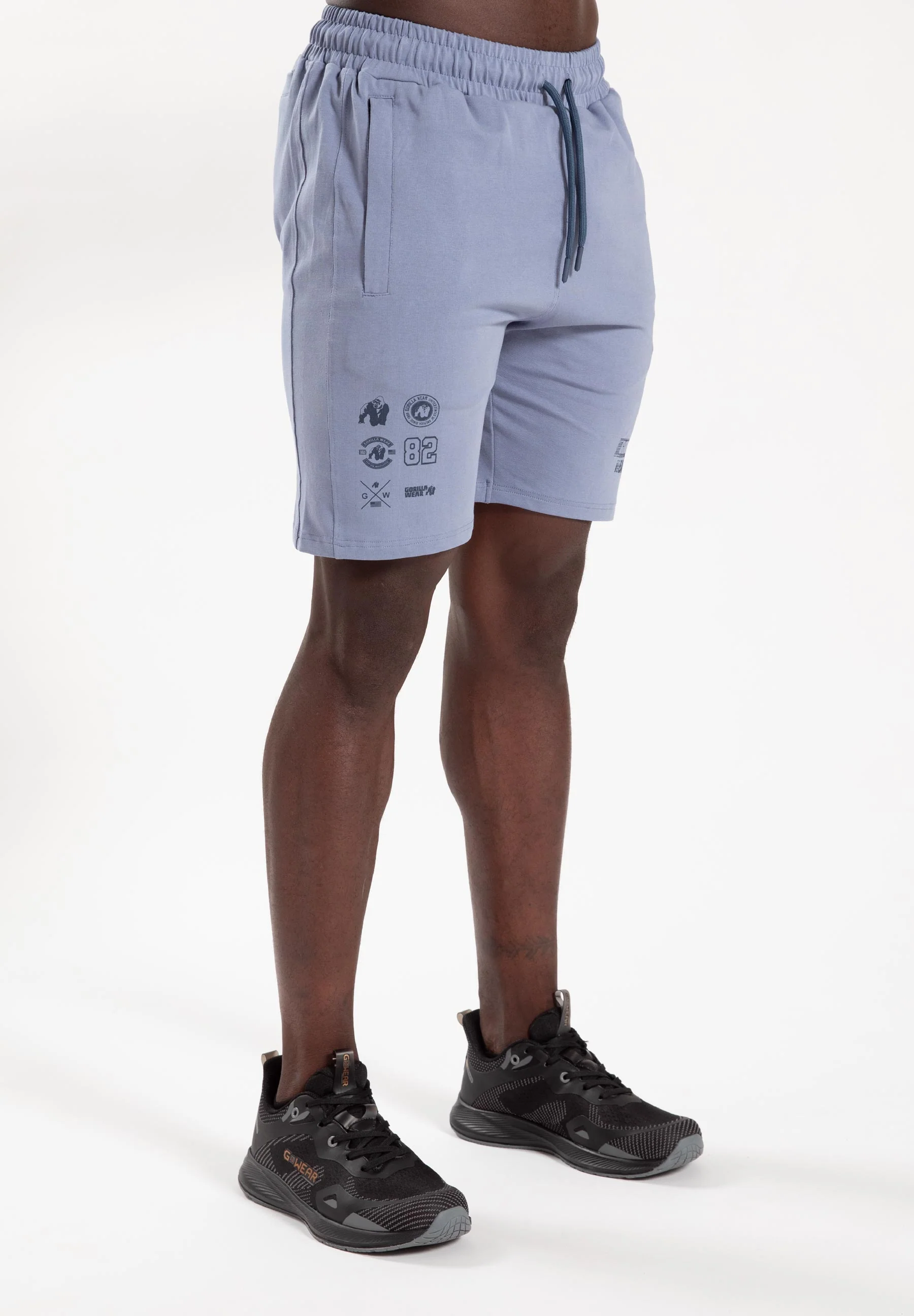 Gorilla Wear Lopez Shorts - Stone Wash Blue