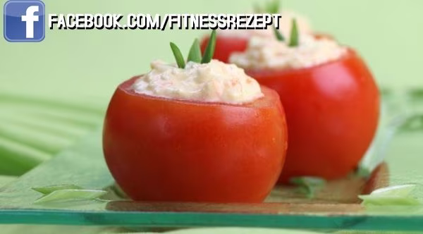 Tomaten mit Krabben-Currymayo