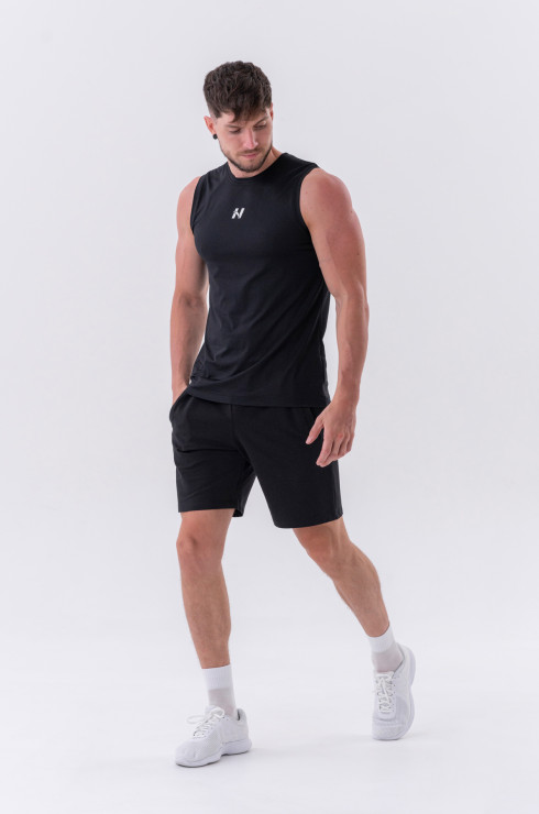 Nebbia Relaxed-fit Shorts with Side Pockets 319 black