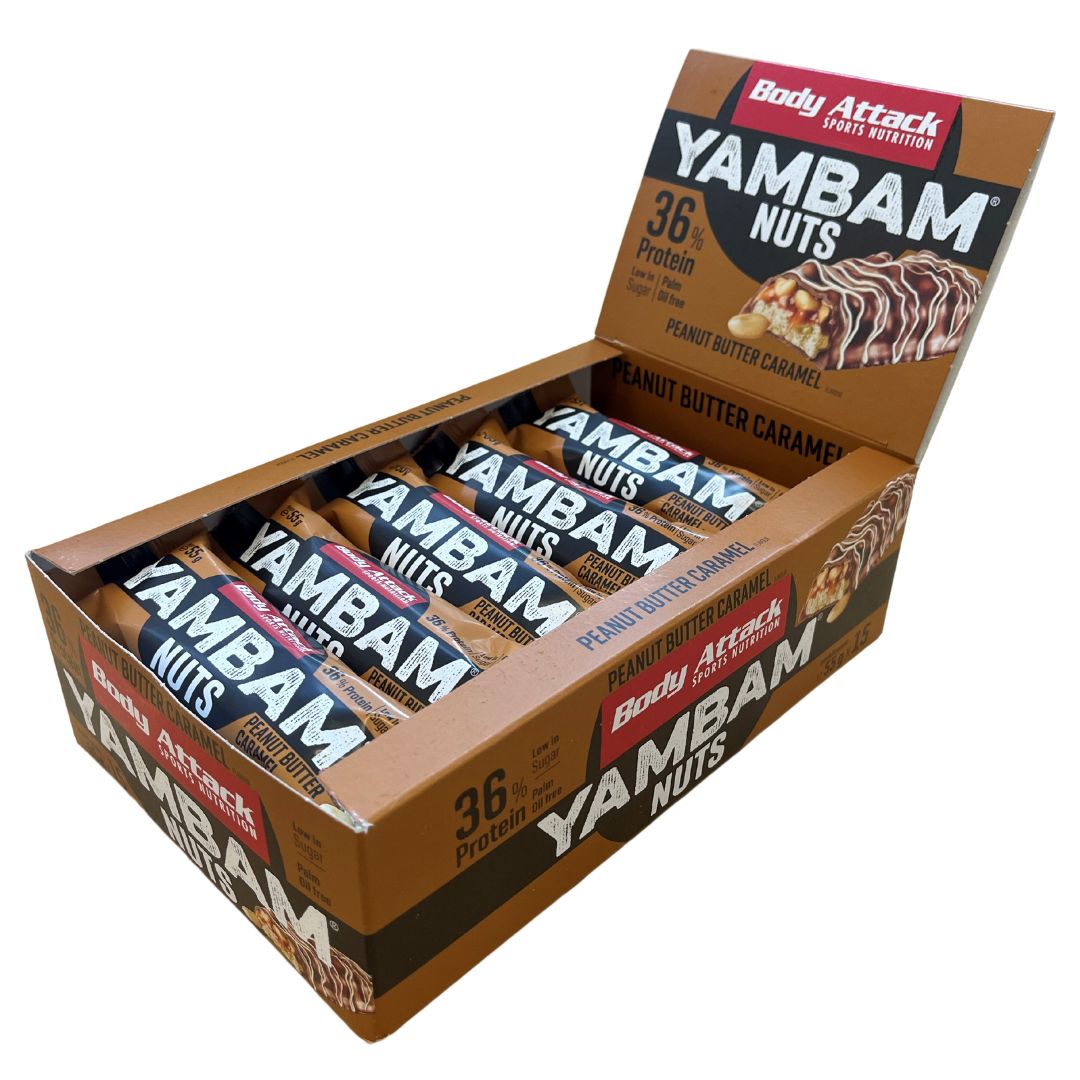 Body Attack YamBam Nuts Bar (15 x 55G)