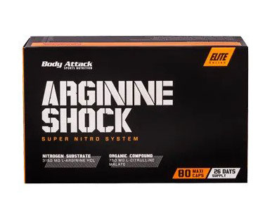 Body Attack Arginine Shock (80 Caps)