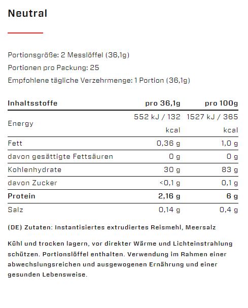 VAST Instant Rice Pudding (900G Dose)