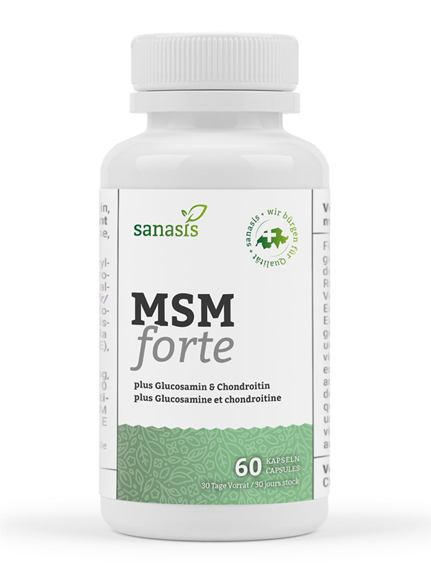 Sanasis MSM Forte + Glucosamin + Chondroitin (60 Caps)
