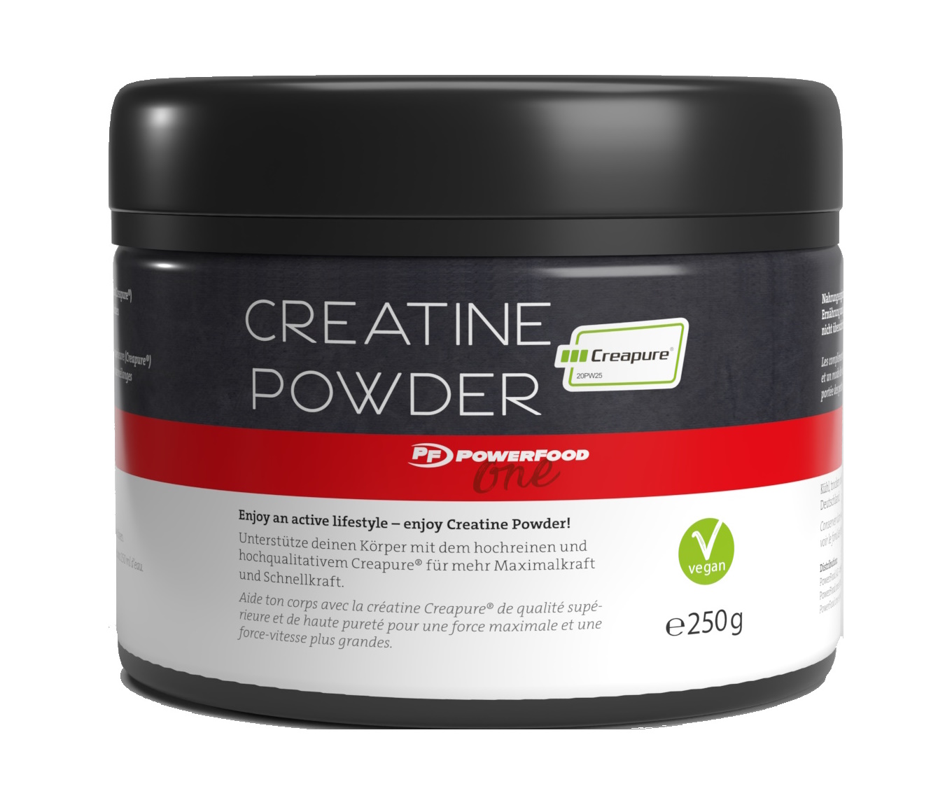 PowerFood One - Creatine Powder (250G Dose, Creapure)