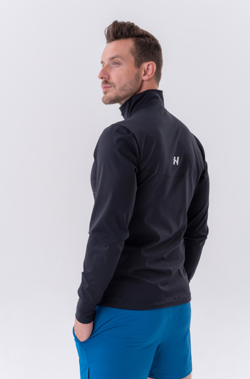 Nebbia Sporty Zipper Jacket with side pockets "Control" 332 Black