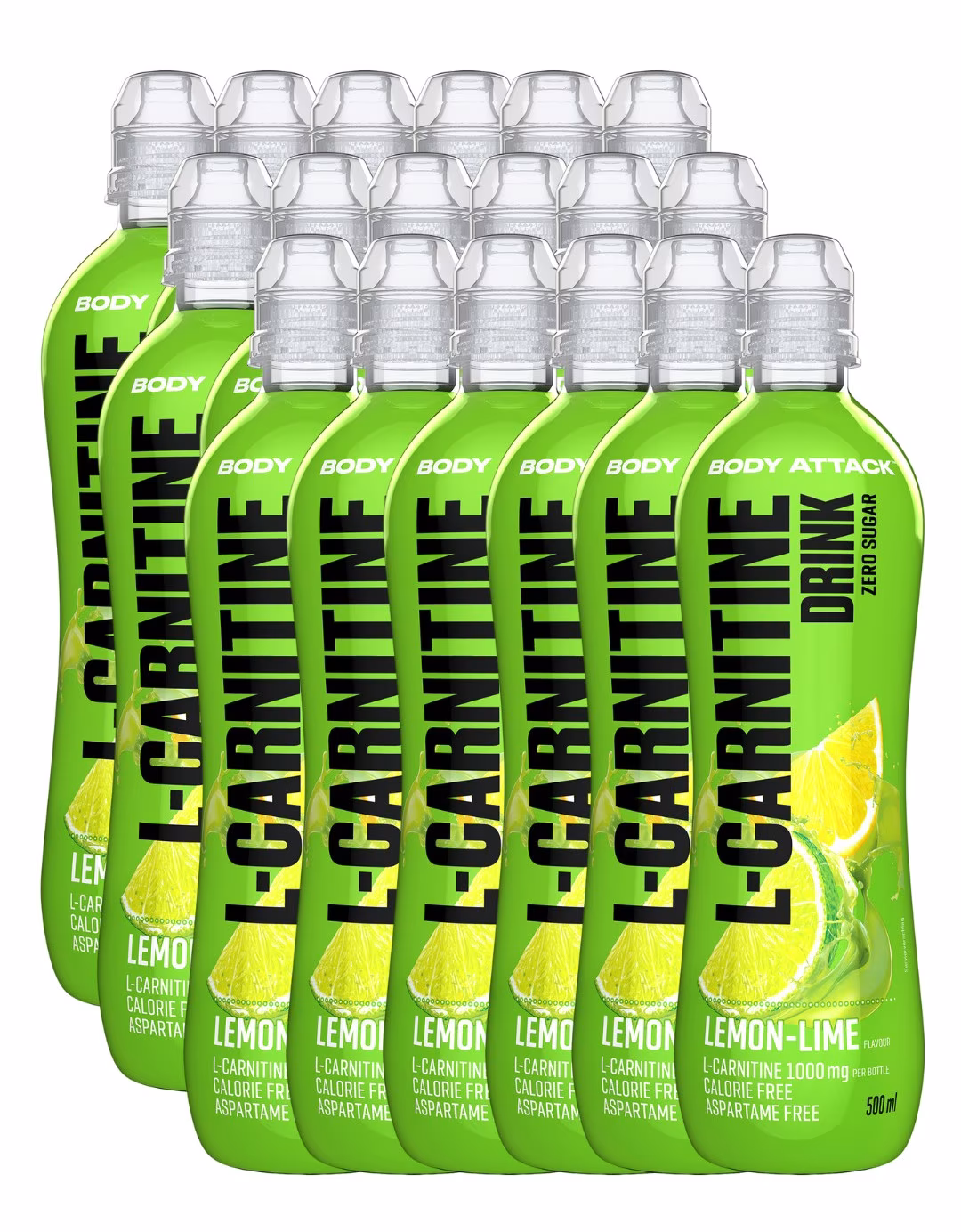 Body Attack L-Carnitine Drink (18x 500 ml) Body Attack L-Carnitine Drink (18x 500 ml)