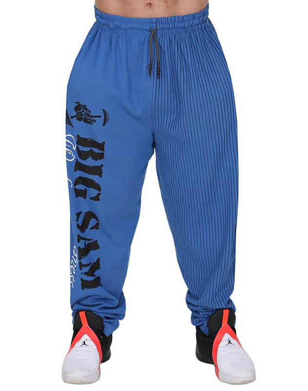 Big Sam Baggy Track Body Pants Blue 1175