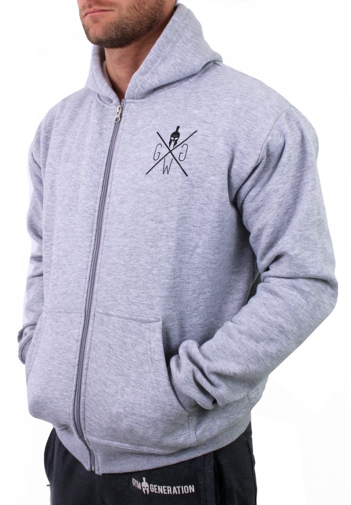 Gym Generation Maverick Zip Hoodie Grey