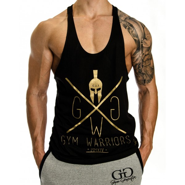 Gym Generation Warriors Stringer BLACK