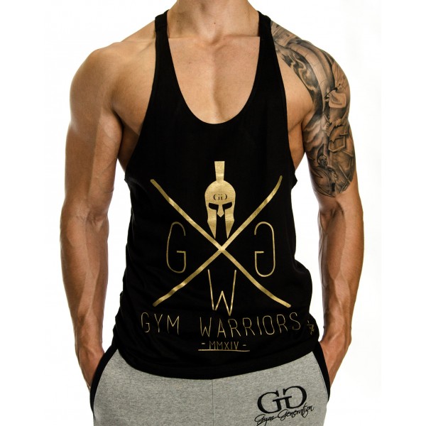 Gym Generation Warriors Stringer BLACK