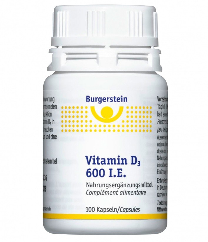 Burgerstein Vitamin D3 (100 Caps)