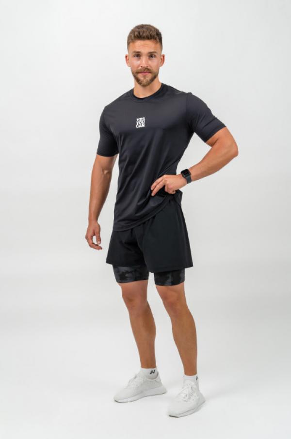 Nebbia Compression 2in1 Shorts Performance 335 - black