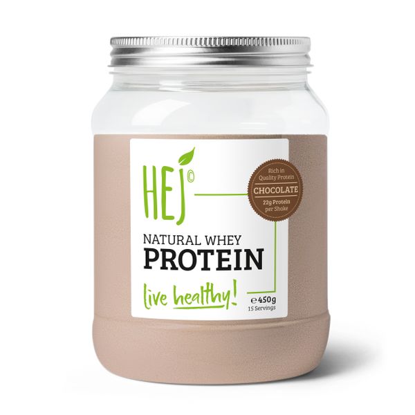 HEJ Natural Whey Protein (450g Dose)