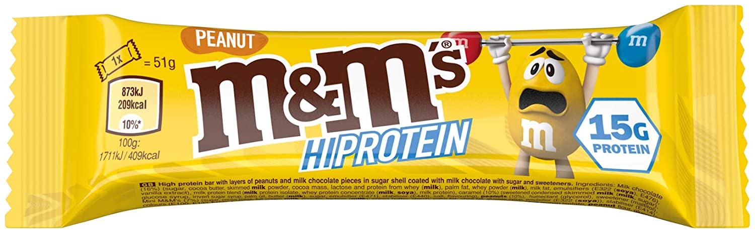M&Ms HI-Protein Bar (51G)