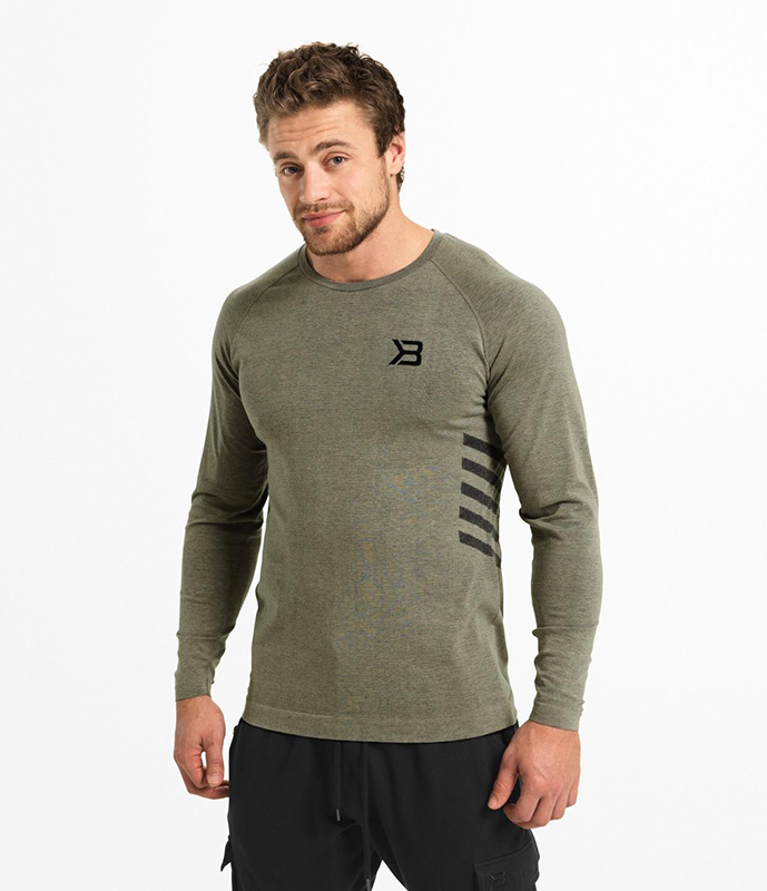 Better Bodies Hamilton l/s WASH GREEN