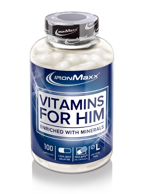 IronMaxx Vitamins For Him (100 Caps)