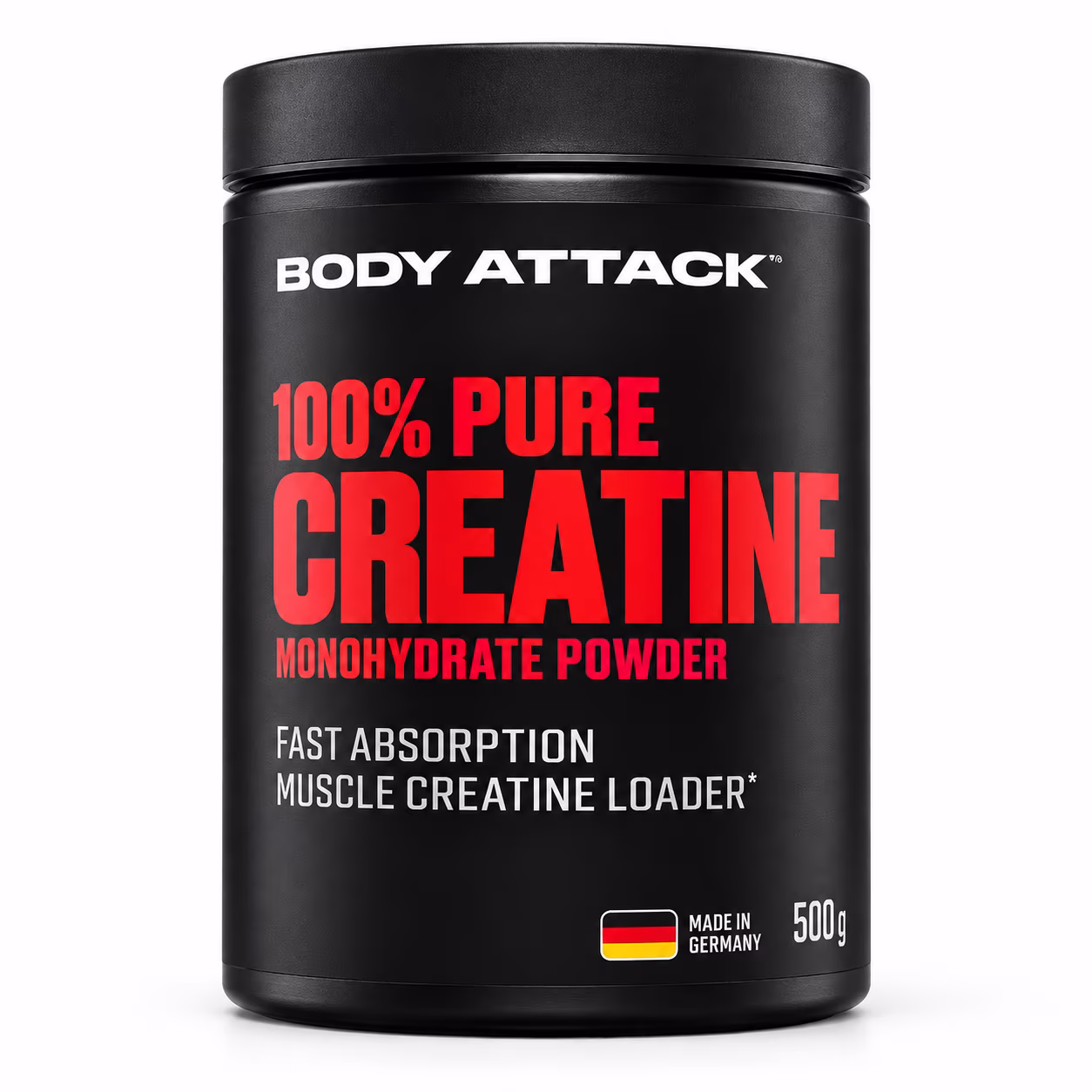 Body Attack 100% Pure Creatine Powder (500g Dose) Body Attack 100% Pure Creatine Powder (500g Dose)