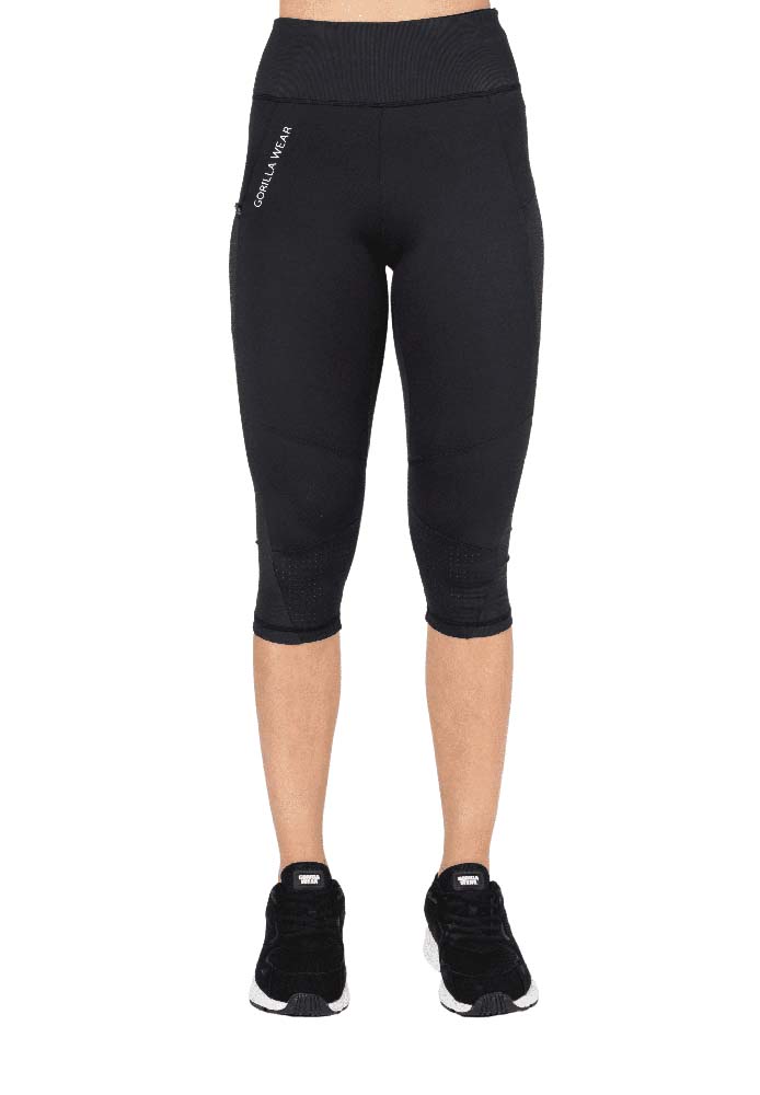 Gorilla Wear Monroe Cropped Leggings 3/4 Black