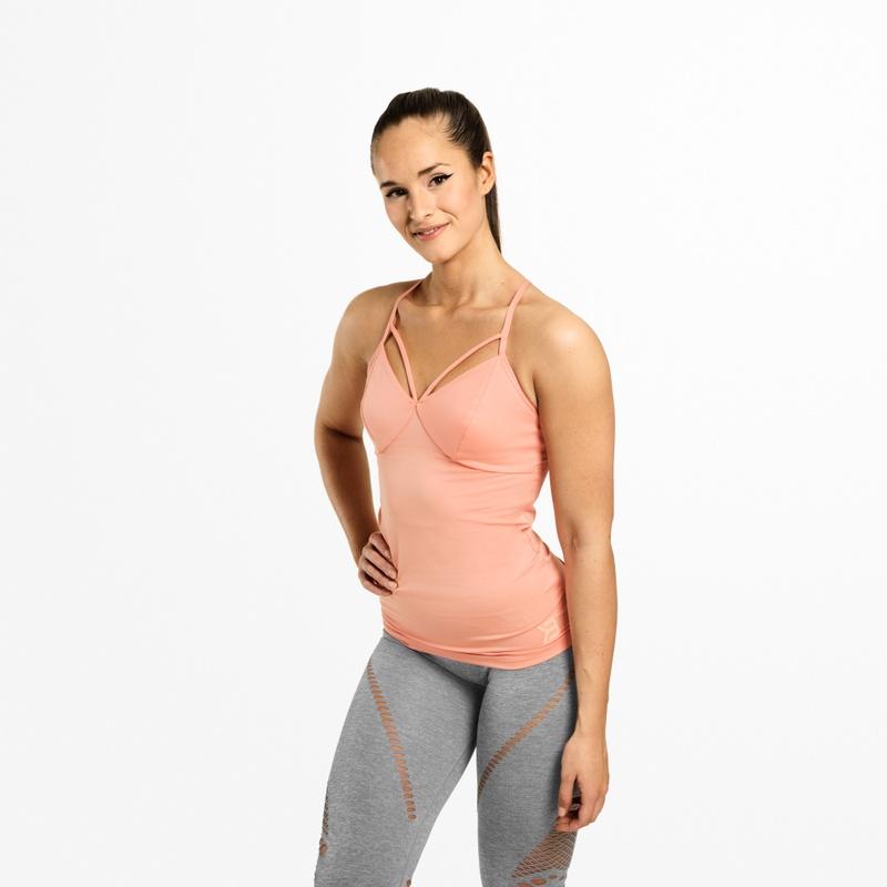 Better Bodies Waverly Strap Top PEACH