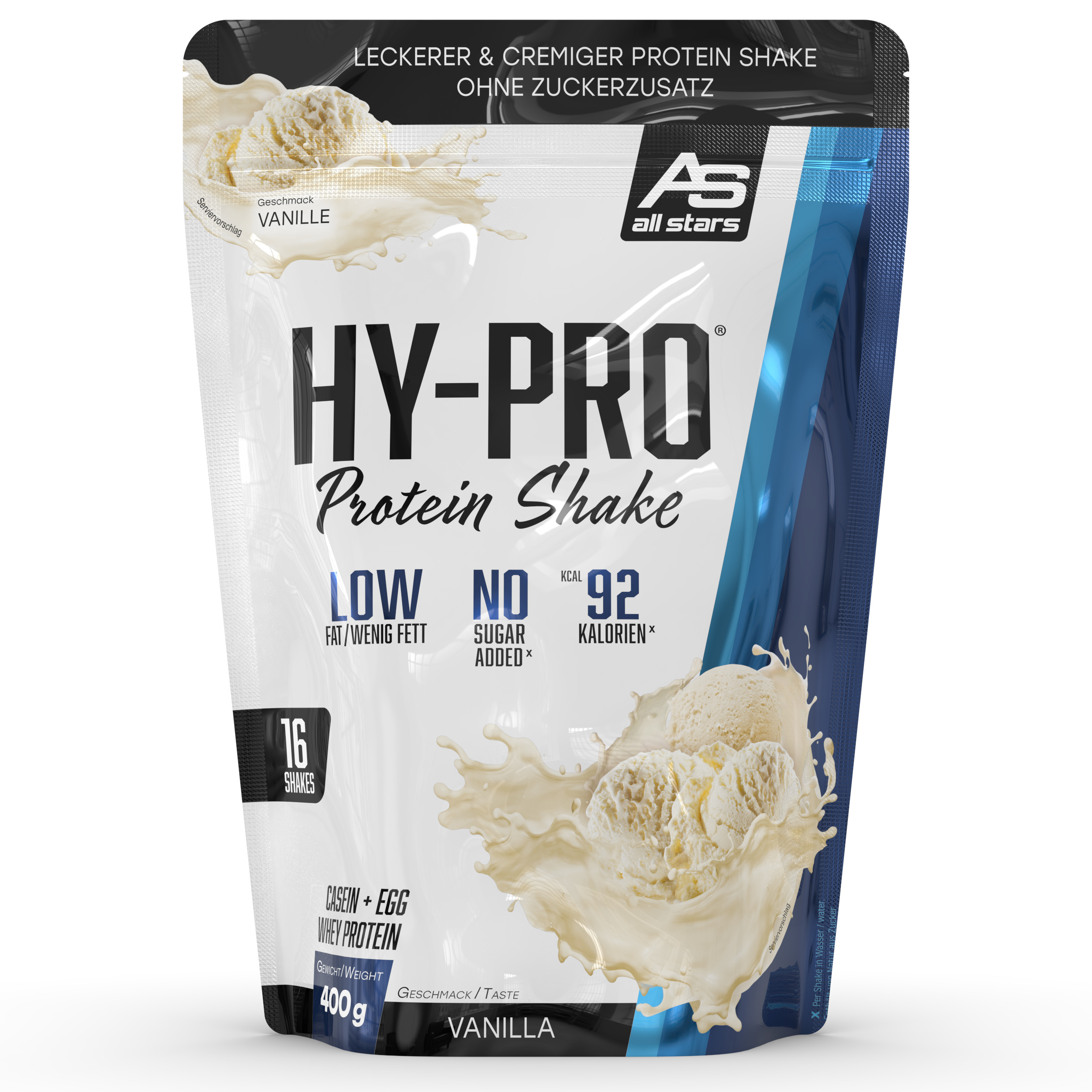 All Stars Hy-Pro Protein Shake (400G Beutel)