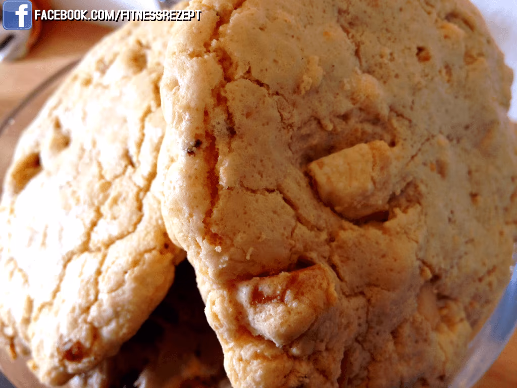 Sugarfree White Chocolate Macadamia Protein Cookies Sugarfree White Chocolate Macadamia Protein Cookies