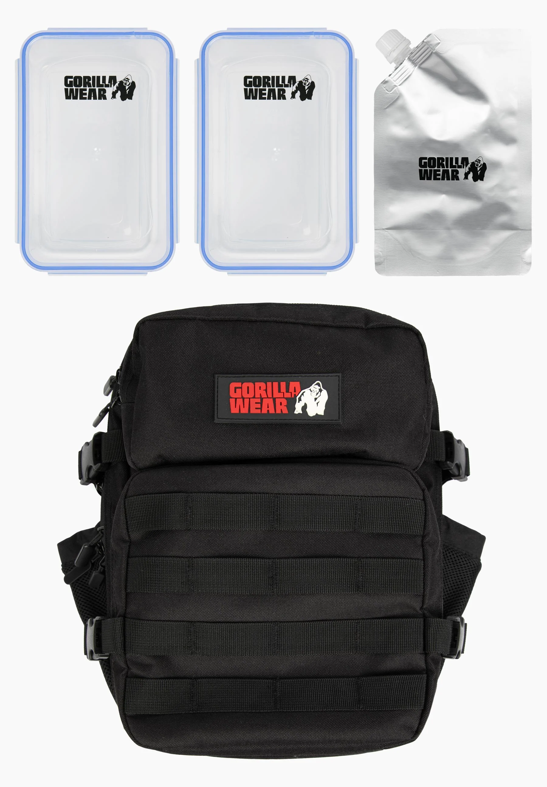 Gorilla Wear Clyde Meal Bag - schwarz