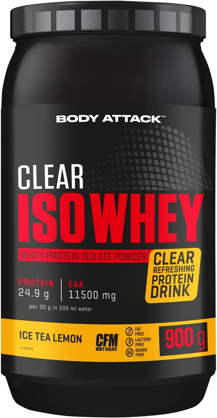 Body Attack Clear Iso Whey (900G Dose)