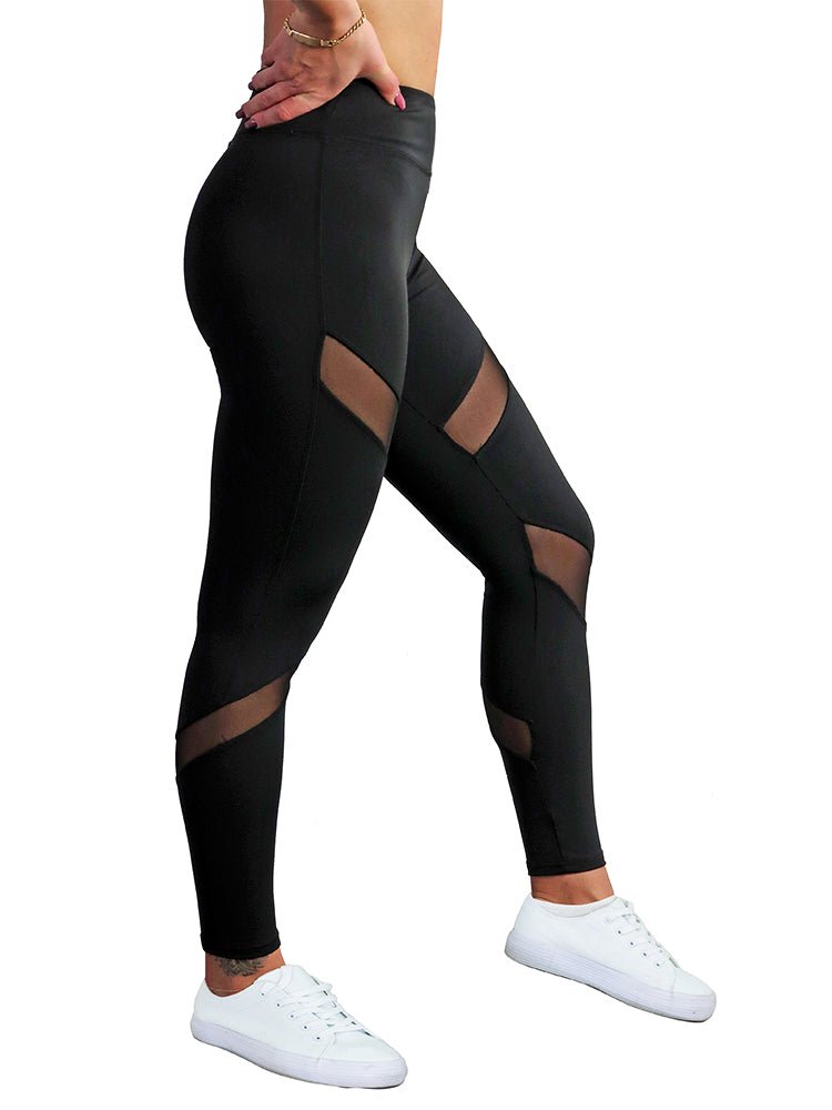 Gym Generation Mesh Leggings black