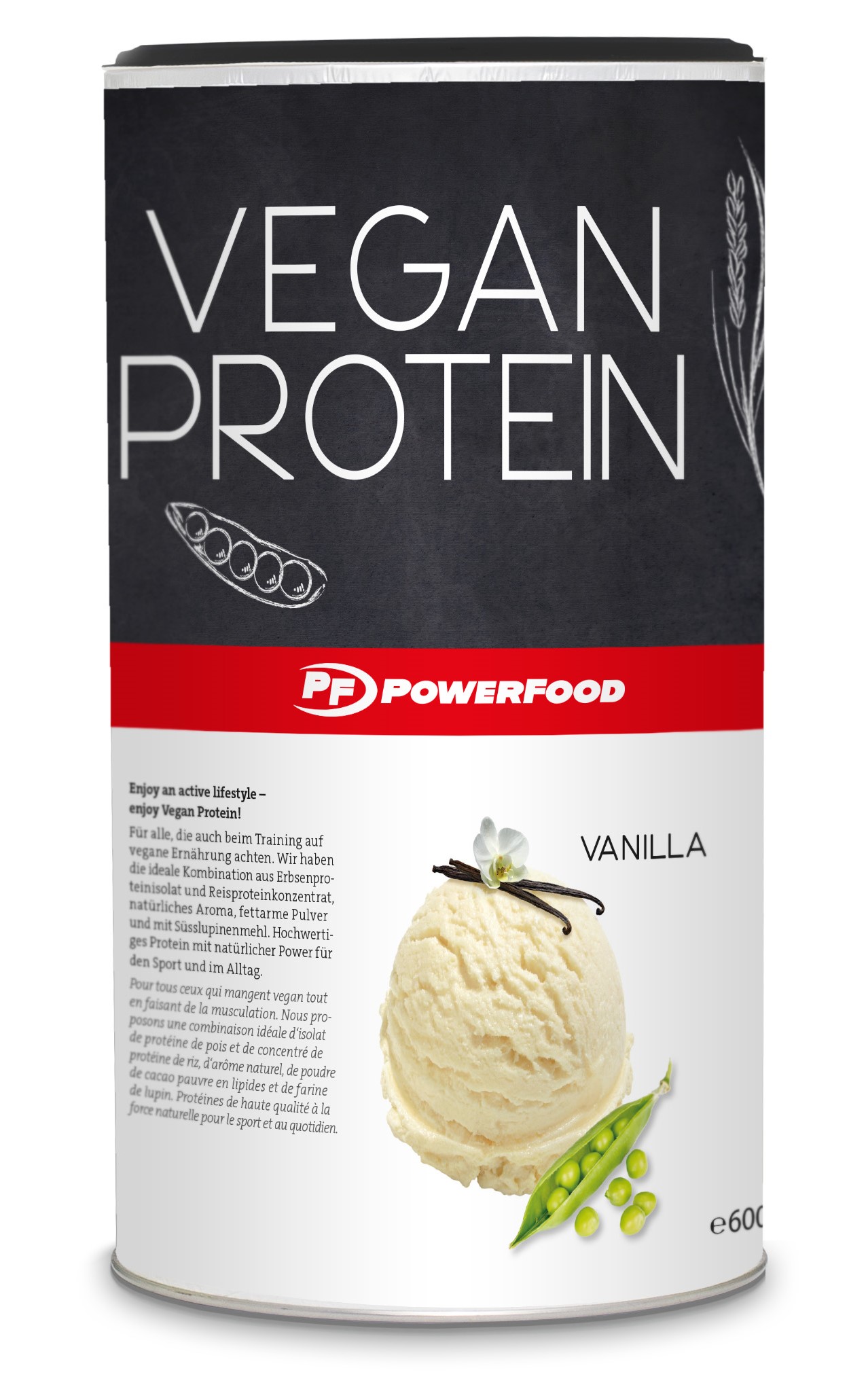 PowerFood One Vegan Protein (600g Dose)