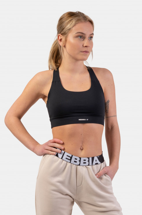 Nebbia Active Sports Bra with medium impact 413 black