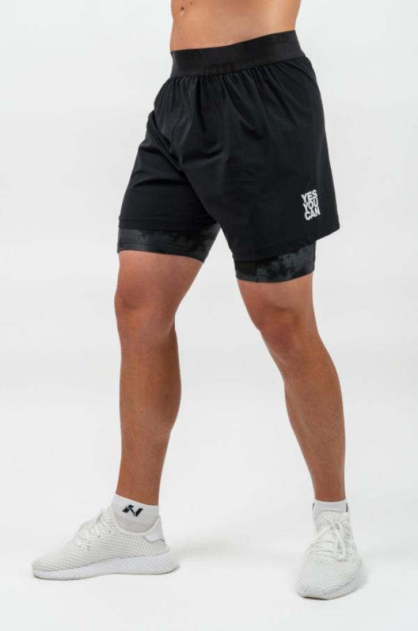 Nebbia Compression 2in1 Shorts Performance 335 - black