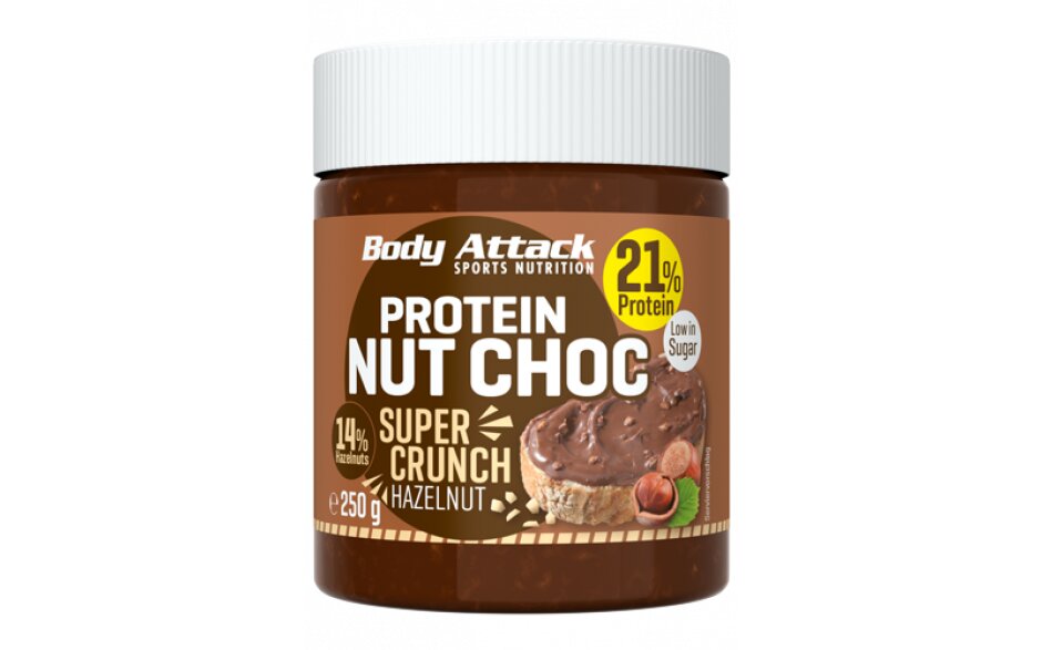 Body Attack NUT CHOC Super Crunch (250g Dose)