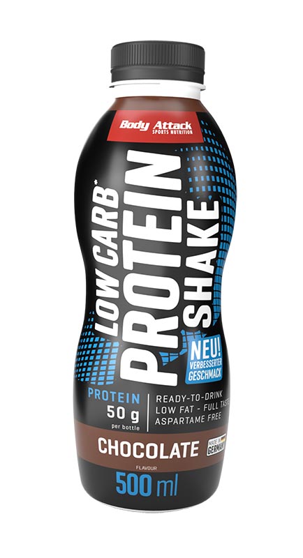 Body Attack Protein Low Carb Shake NEU (500ml)