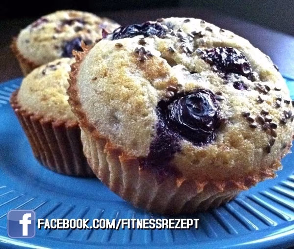 Blaubeer Protein Muffins Blaubeer Protein Muffins