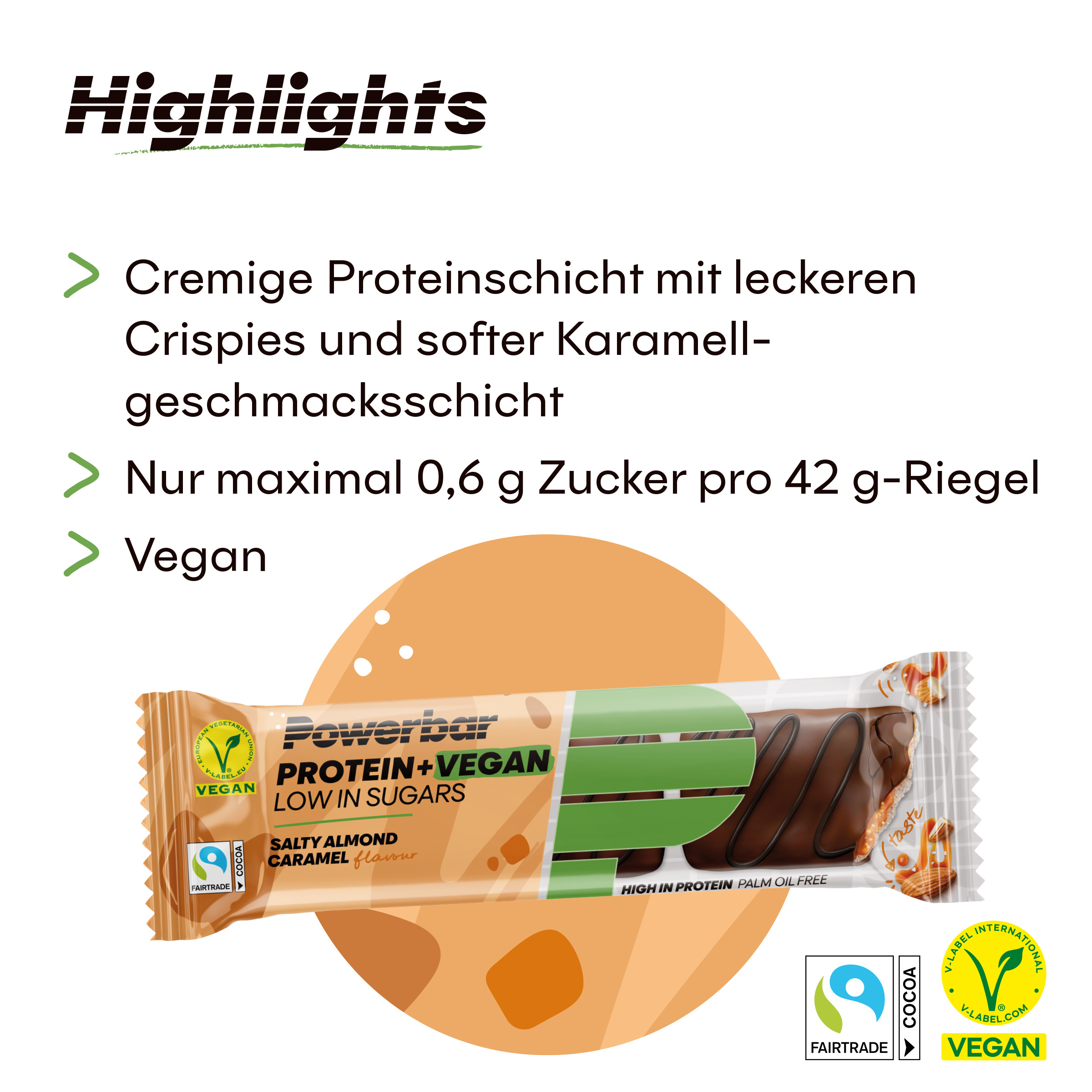 Powerbar Protein + Vegan Bar (42G)