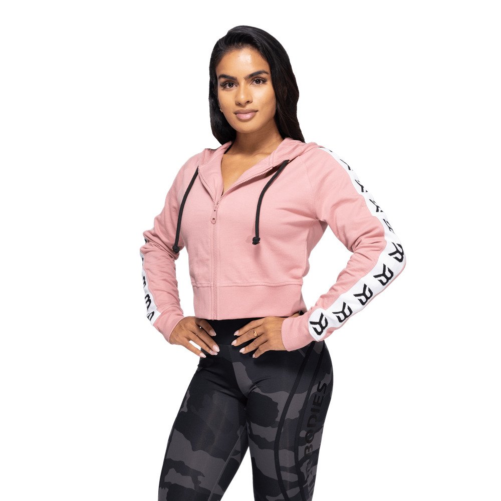 Better Bodies Vesey Cropped Hood Heather Pink